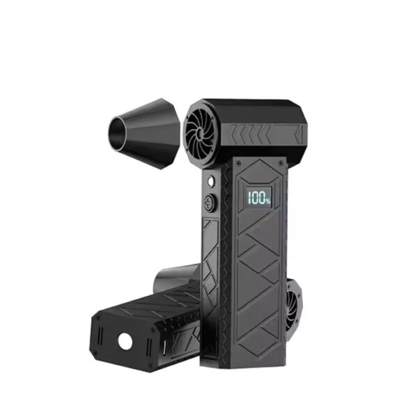 130000RPM High Speed Handheld Compressed Air Duster Outdoor Mini Portable Small Blower Turbo Jet Fan Air Blower for Car BBQ
