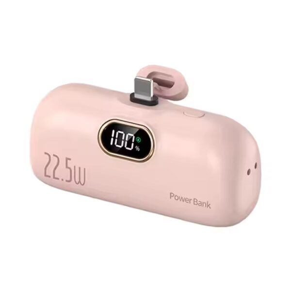 Cute Christmas Promotional Gift Custom Wholesale Capsule Mini Portable Power Bank Small Pocket Size Phone Power Bank for iPhone