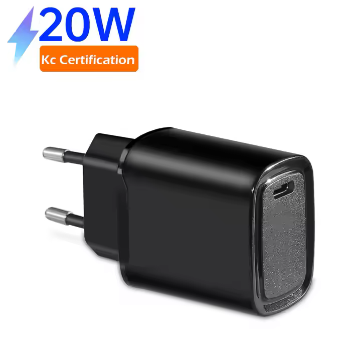 Hot Sale 2025 Type-C Fast Charging Wall Phone Chargers for Samsung Galaxy Pd 20W Kc Certified Charger